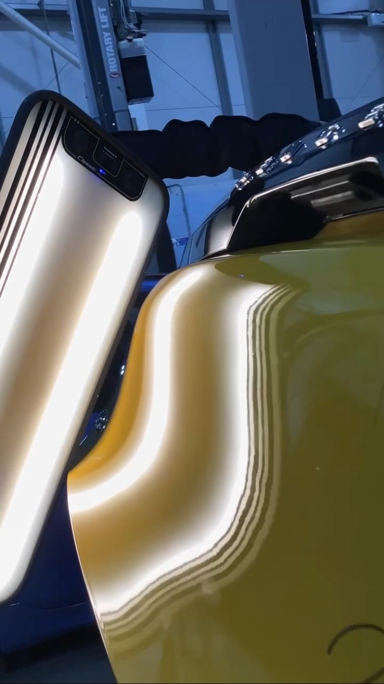 After repair - restored car